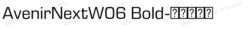 AvenirNextW06 Bold字体转换